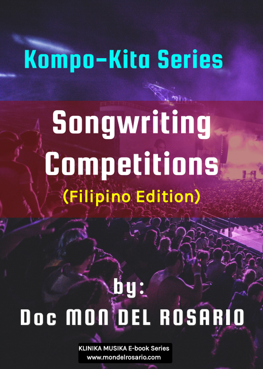 Songwriting Competitions Ebook - Filipino Edition